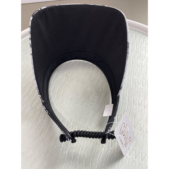Glove it Palm Shadows Coil Visor OS Geometric Black White Gray Outdoor Golf NEW - Picture 5 of 7